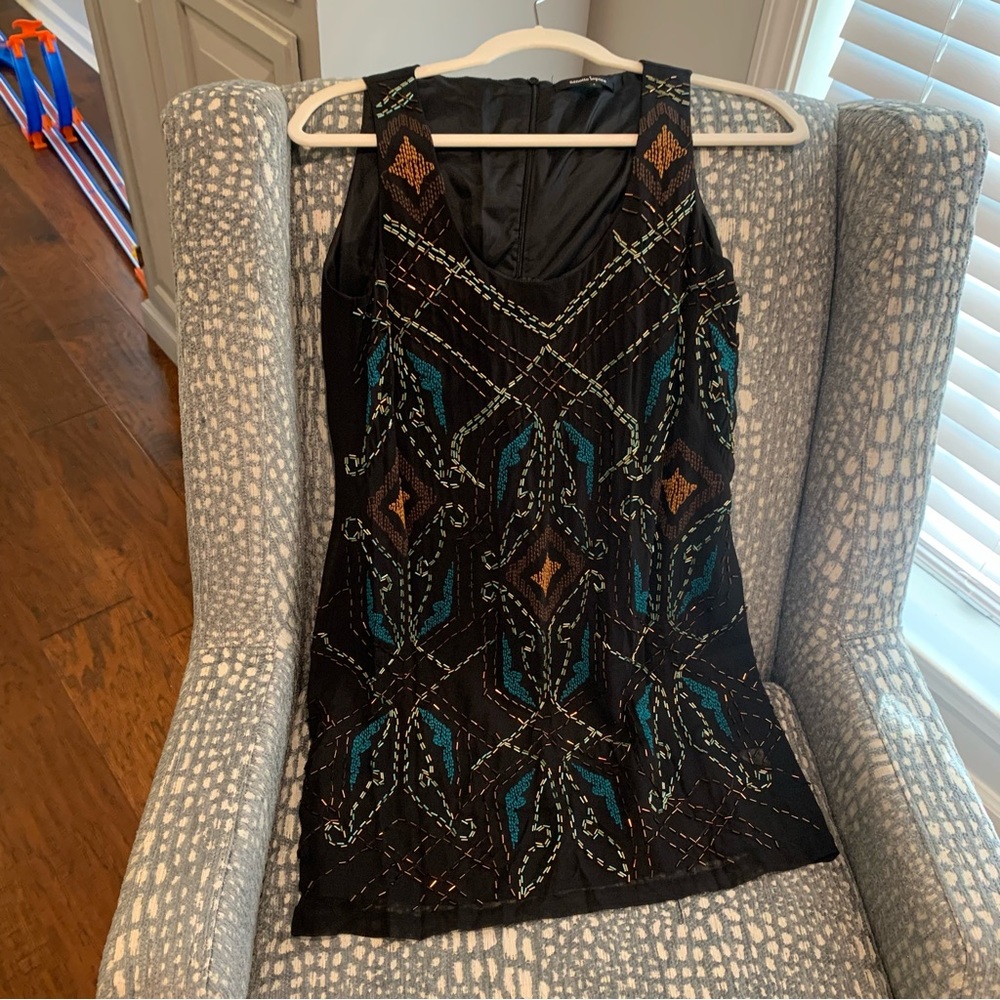 Black beaded dress